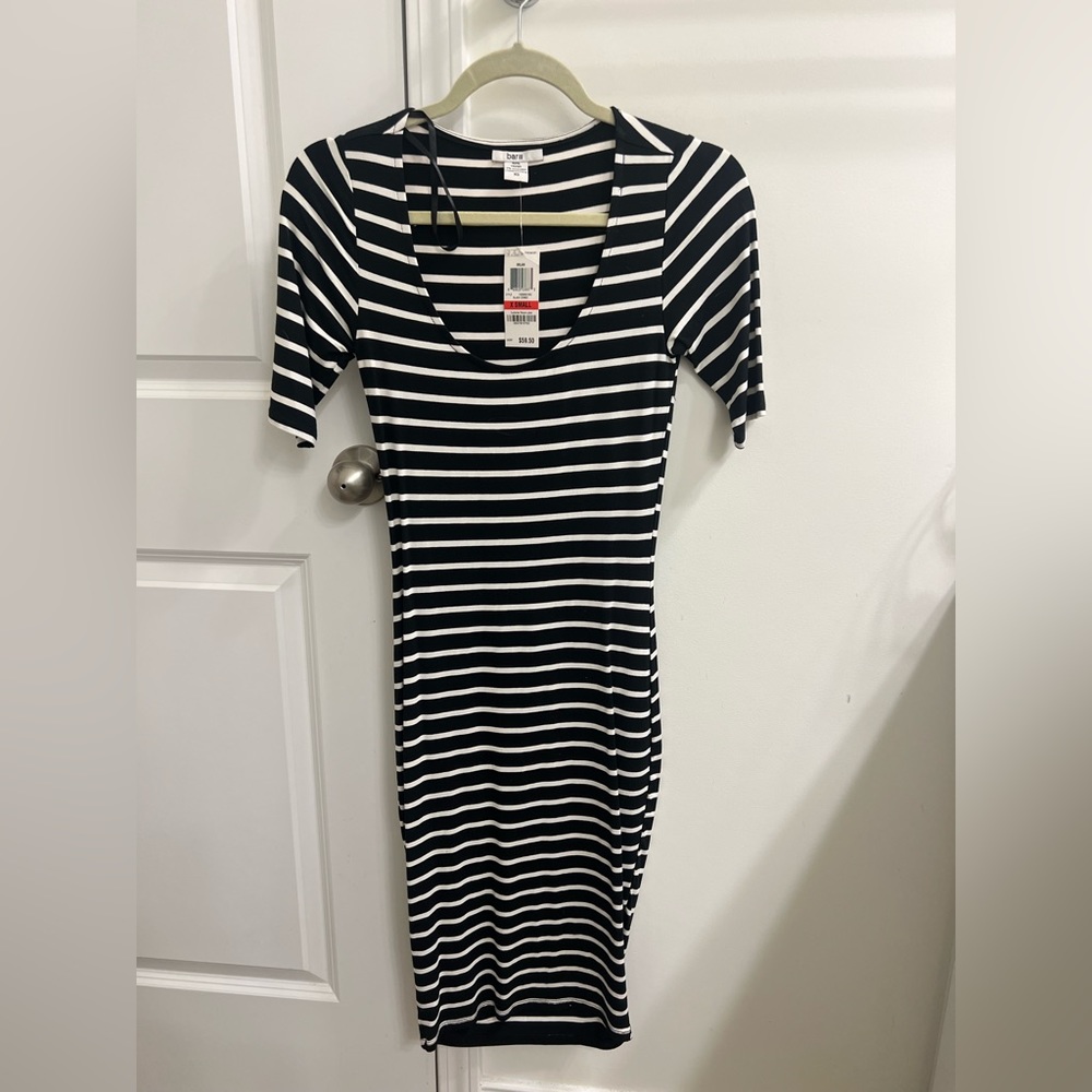 Bar III Striped Dress